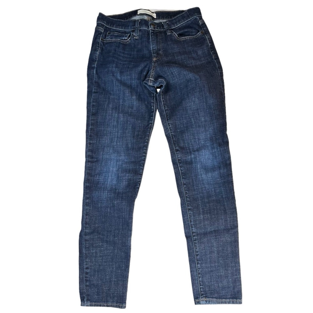 Gap True Skinny Jeans Women 28 x 28 Dark Blue Denim Stretch Mid Rise Classic